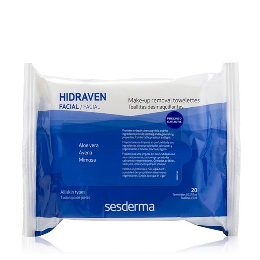 Hidraven Toallitas Desmaquillantes 20 Unidades
