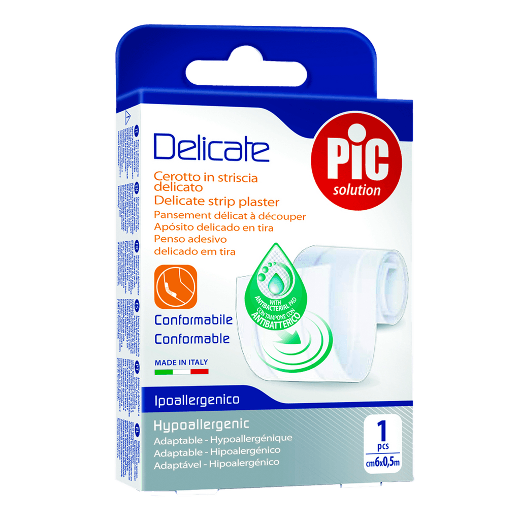Imagen de Pic delicate tnt antibacteriano aposito adhesivo x 6 cm
