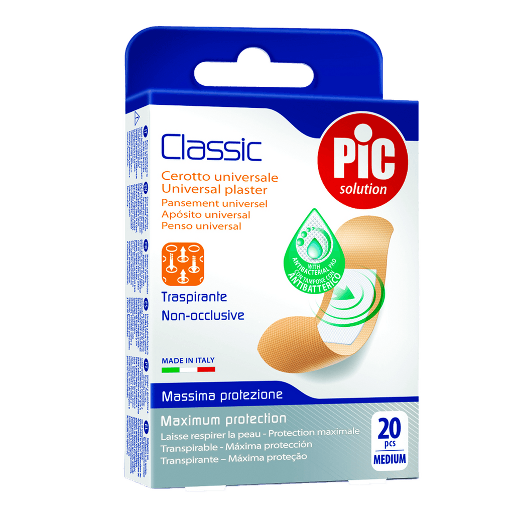 Imagen de Pic Classic Con Bactericida Aposito Adhesivo X