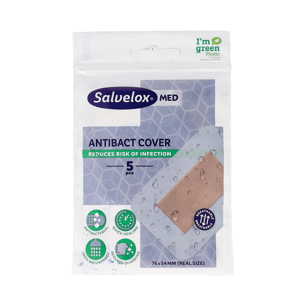 Imagen de Salvelox Med Antibact Cover Aposito Adhesivo 5 Apositos X