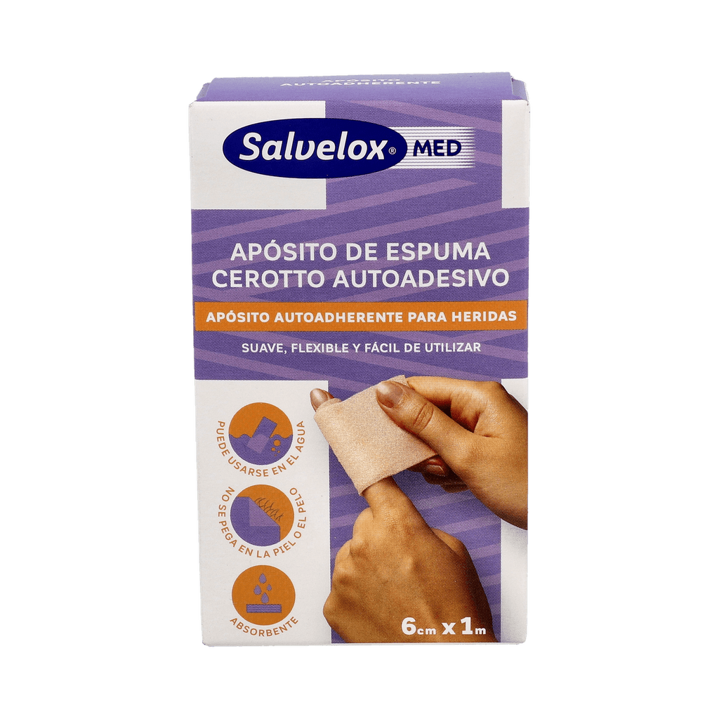 Imagen de Salvelox Med Foam Plaster Aposito Adhesivo 1 Aposito X