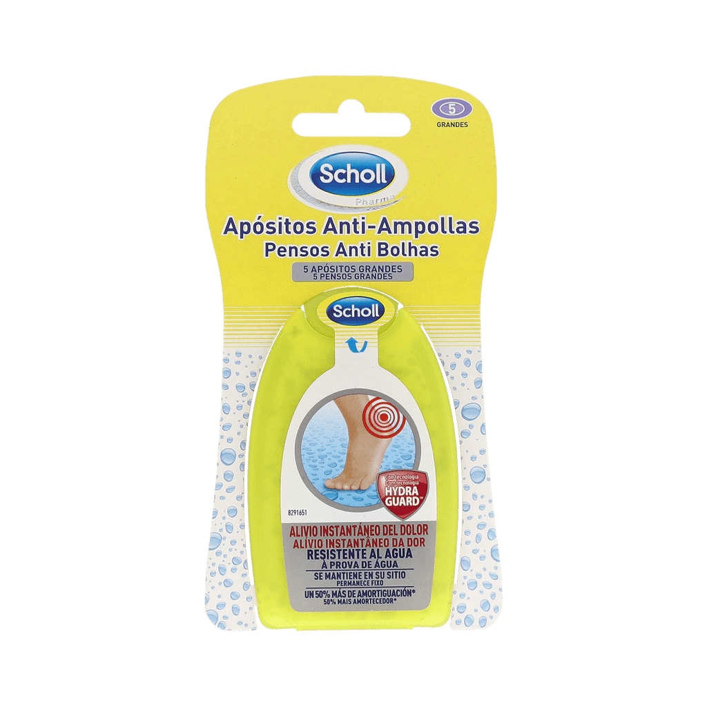 Imagen de Scholl anti-ampollas apositos invisibles grandes 5 unidaes