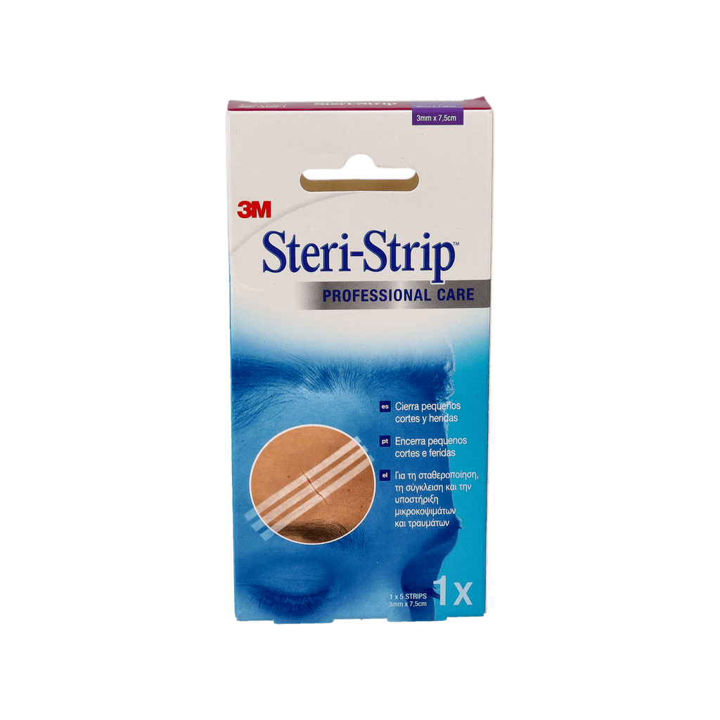 Imagen de Steri Strip 1540 Sutura Cutanea Esteril 5 Tiras X
