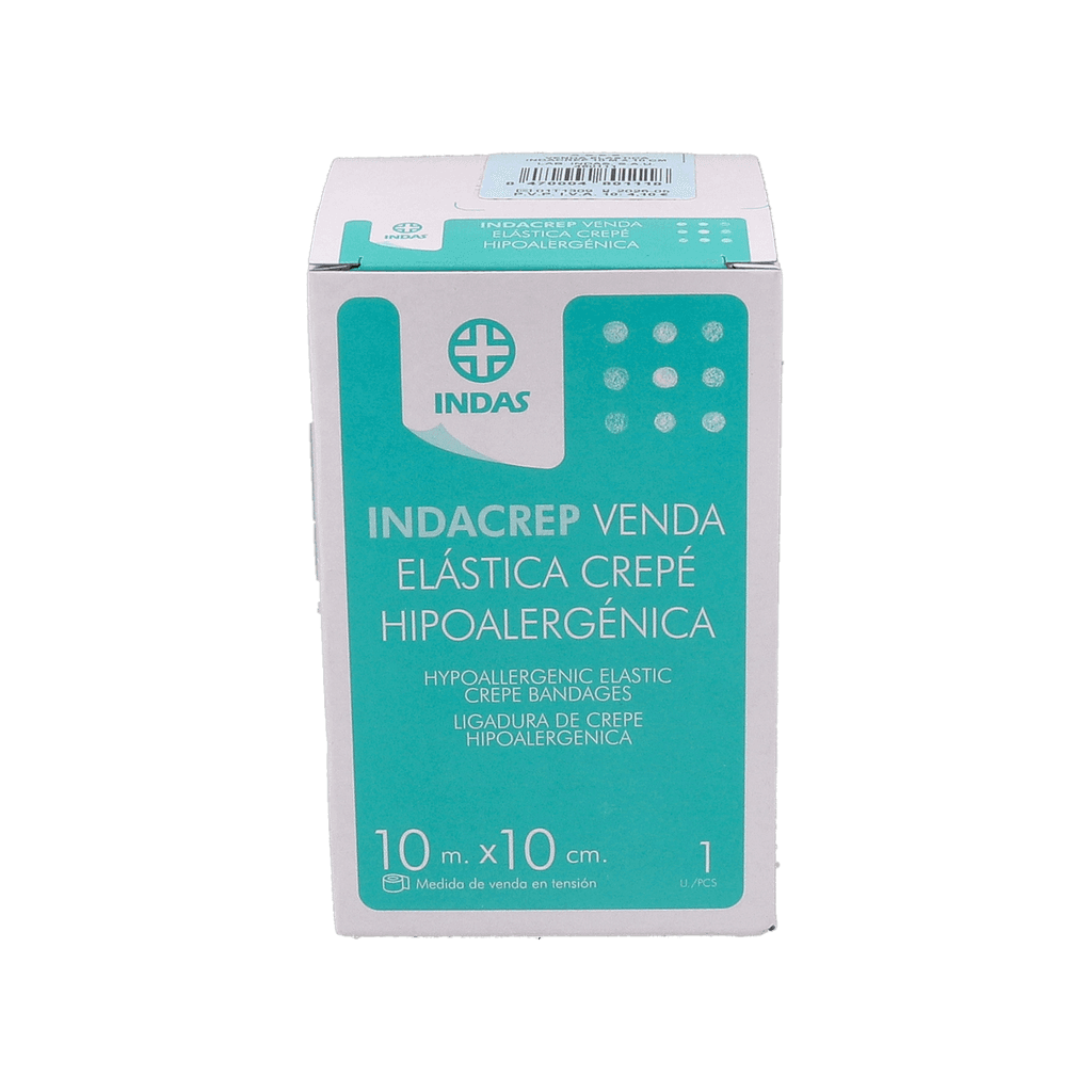 Imagen de Venda elastica indacrep 1 unidad 10 m x 10 cm