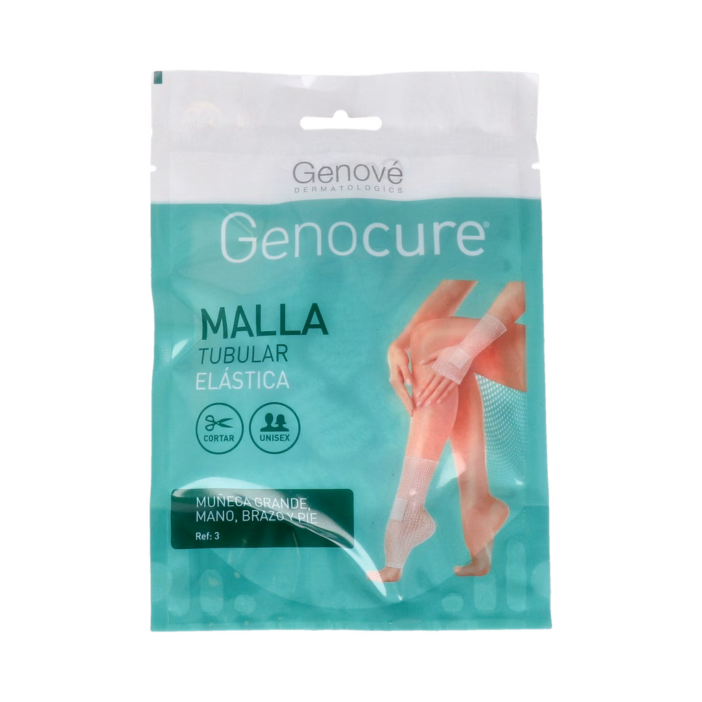 VENDA TUBULAR MALLA GENOCURE 1 UNIDAD N-3 MUÑECA GRANDE, MANO BRAZO Y PIE