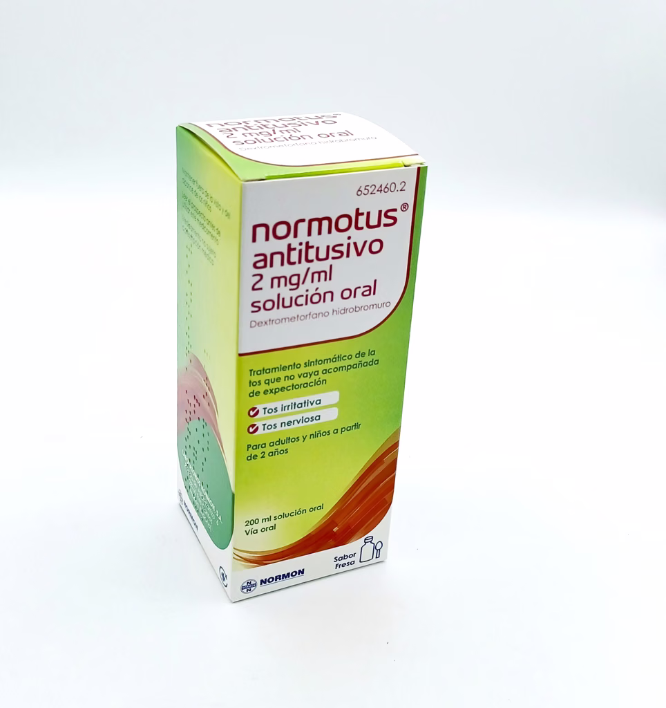 NORMOTUS ANTITUSIVO 2 MG/ML SOLUCIÓN ORAL, 1 frasco de 200 ml