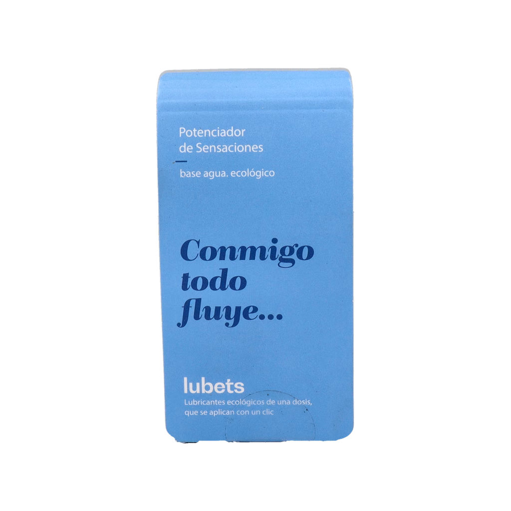 LUBETS LUBRICANTE ECOLOGICO BASE AGUA 10 MONODOSIS 4 ml AROMA POMELO BLANCO
