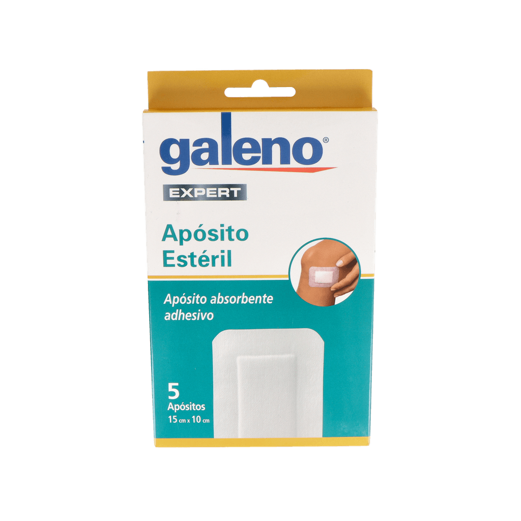 Imagen de Aposito esteril adhesivo Galeno 5 unidades 15 cm x 10 cm