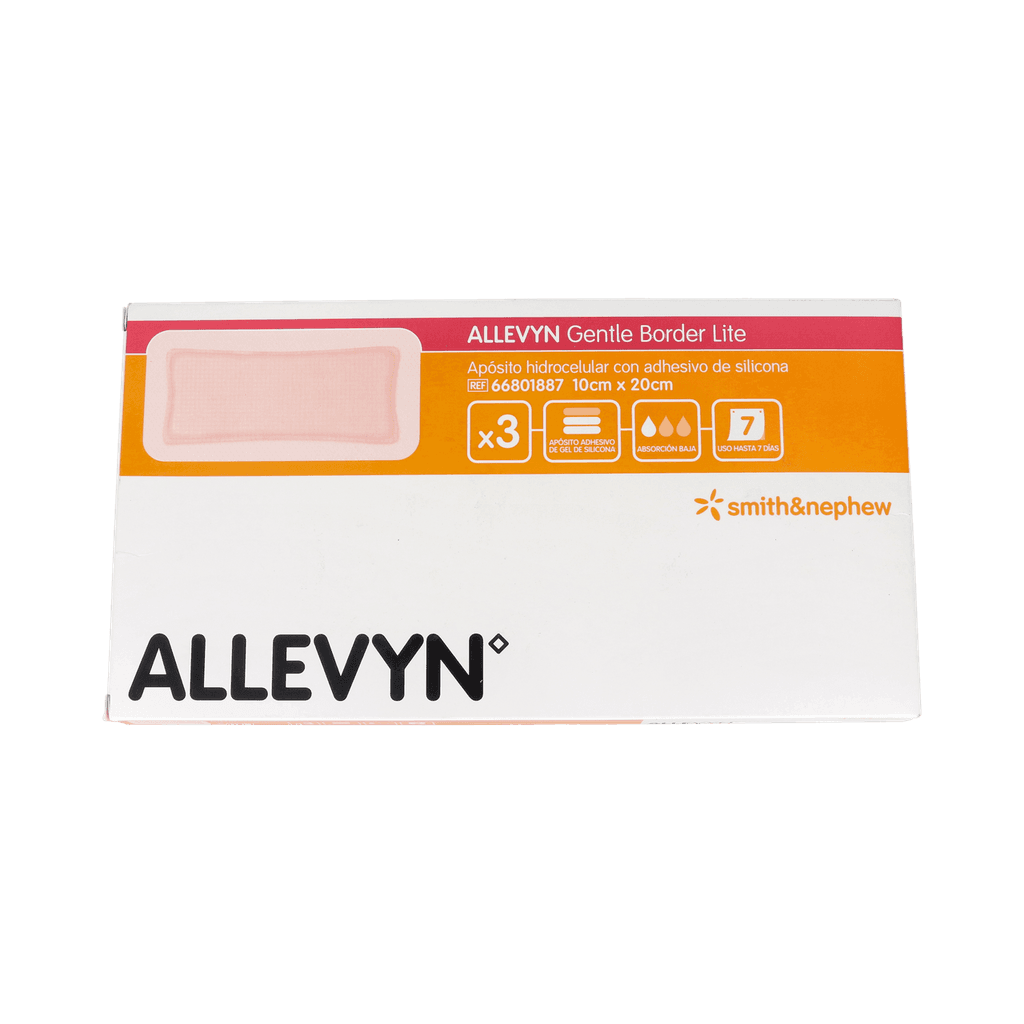 Imagen de Aposito Esteril Allevyn Gentle Border Lite 10 X