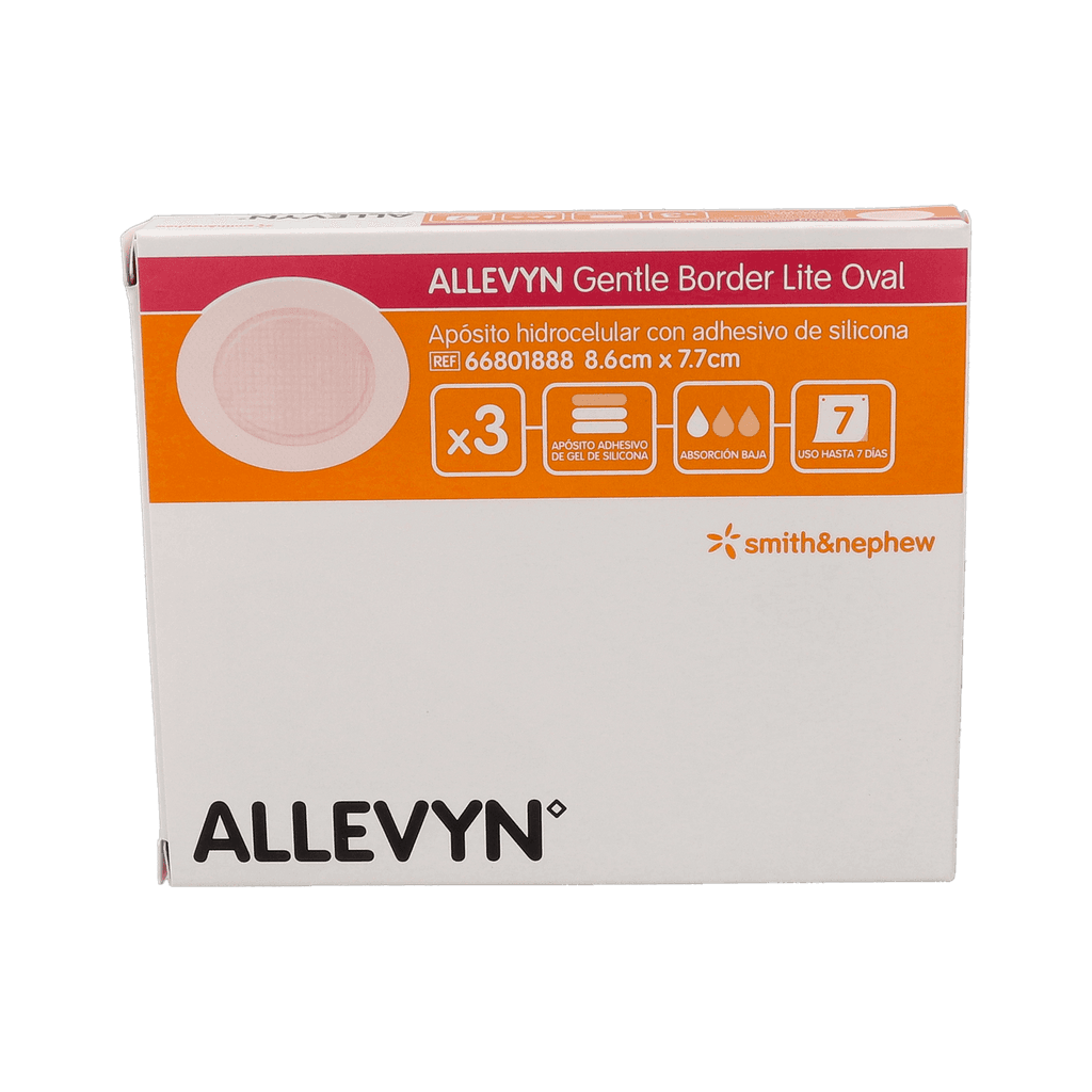 Imagen de Aposito Esteril Allevyn Gentle Border Lite Oval 8,6 X