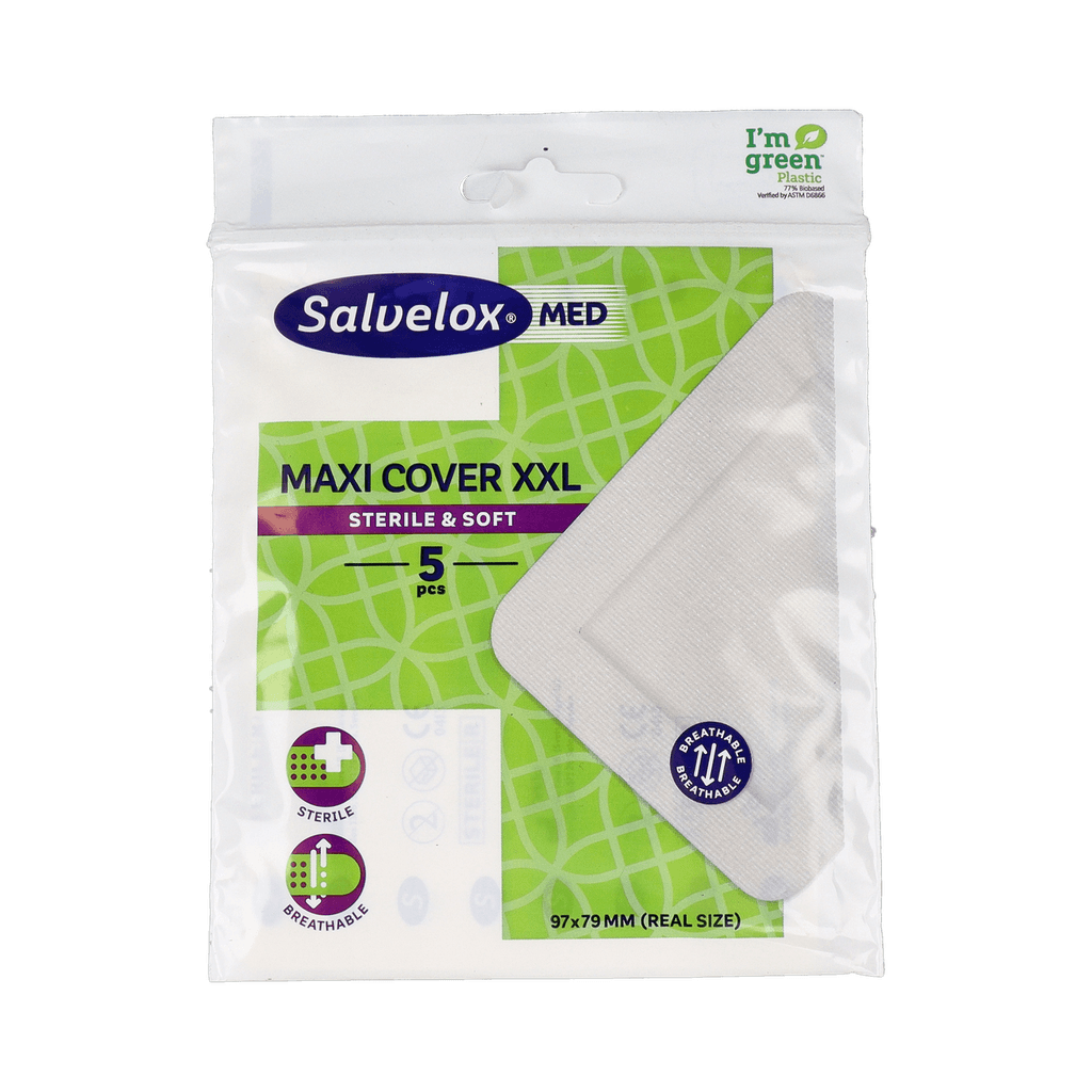 Imagen de Aposito Esteril Salvelox Med Maxi Cover 5 Apositos Xxl