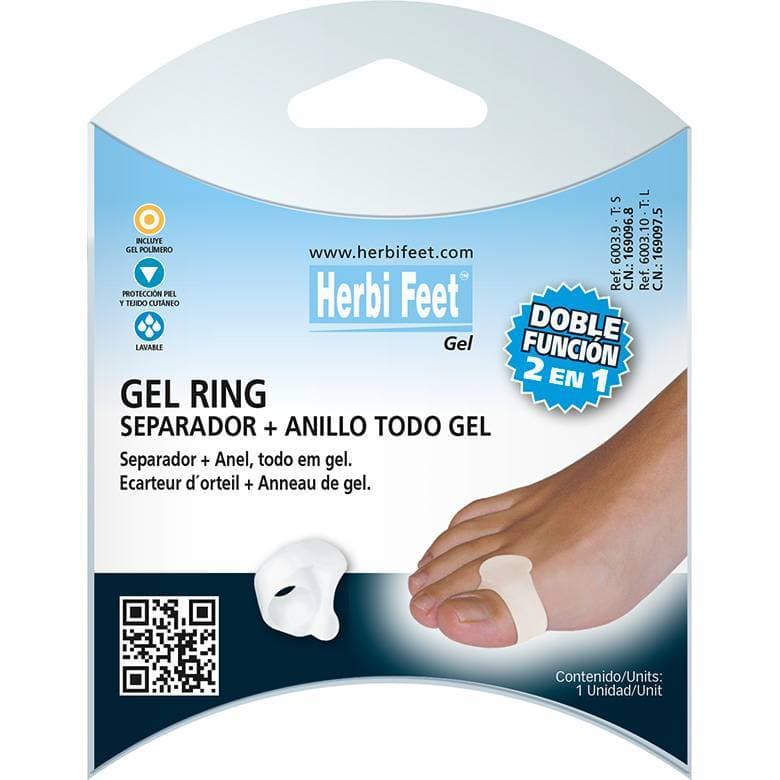 Imagen de Gel ring separador con anillo herbi feet todo gel t s 1 unidad