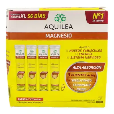 Imagen de Aquilea Magnesio Efervescentes Sabor Limon Formato Xl