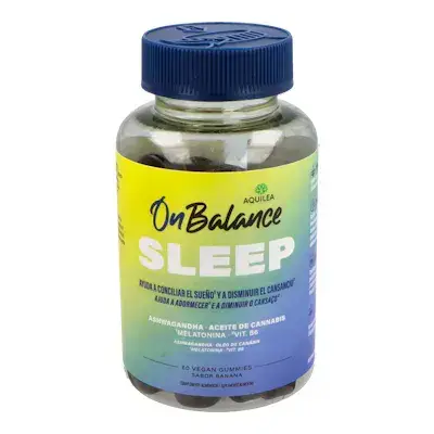 Imagen de Aquilea Onbalance Sleep 60 Gominolas Sabor Banana