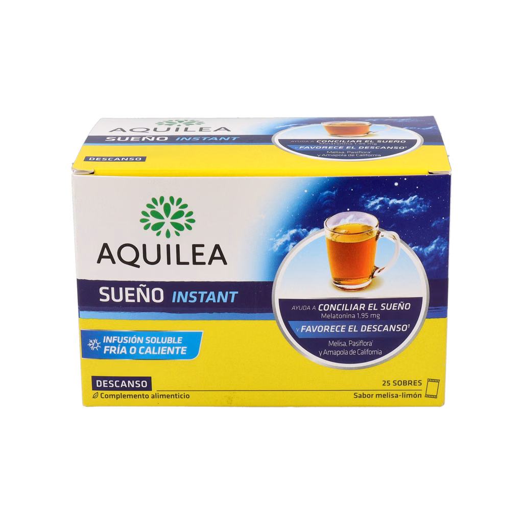 AQUILEA SUEÑO INSTANT 1,95 mg 25 SOBRES SABOR MELISA LIMON