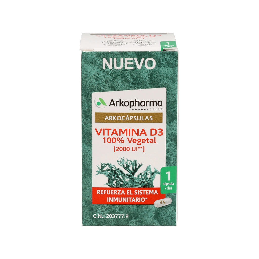 Imagen de Arkocapsulas Vitamina D3 100% Vegetal