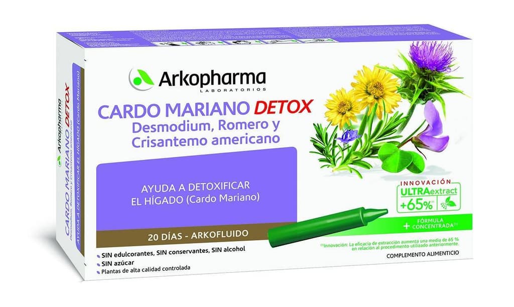 Imagen de Arkofluido Cardo Mariano Detox