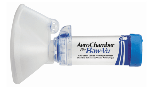 Imagen de Aerochamber plus flow-vu camara de inhalacion adulto 1 u