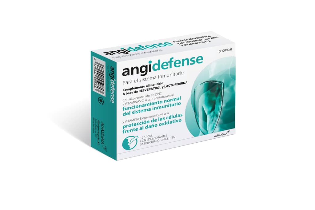 Imagen de Angidefense 12 Sticks Bucodispersables Sabor Citrico
