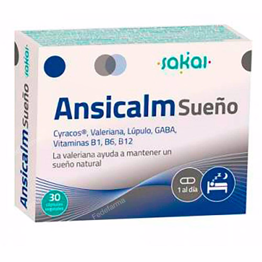 ANSICALM SUEÑO 30 CAPSULAS