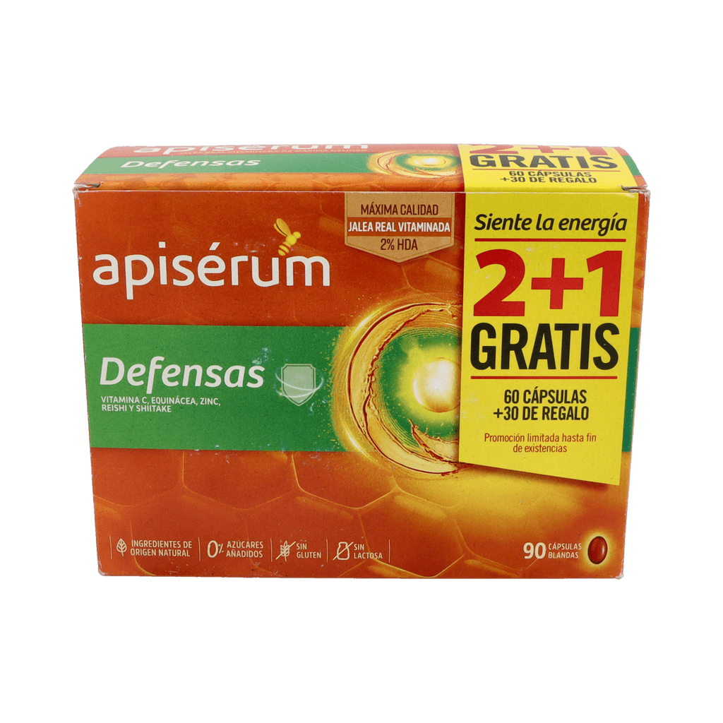 Imagen de Apiserum defensas 3 envases 30 capsulas blandas pack ahorro 3 meses