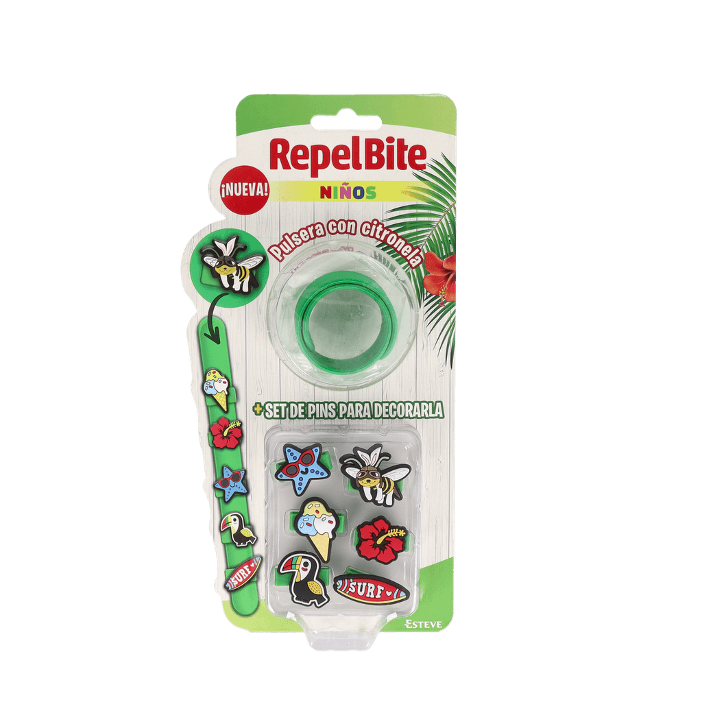 Imagen de Repel Bite niños pulsera con citronela 1 unidad personalizable