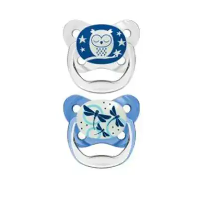 Imagen de Chupete Silicona Dr Brown´S Advantage Reversible Nocturno 0 - 6 Meses Colores Surtido