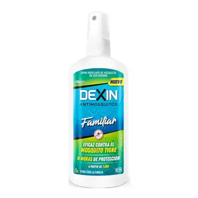 Imagen de Dexin familiar antimosquitos spray repelente de insectos de uso humano 1 envase 100 ml