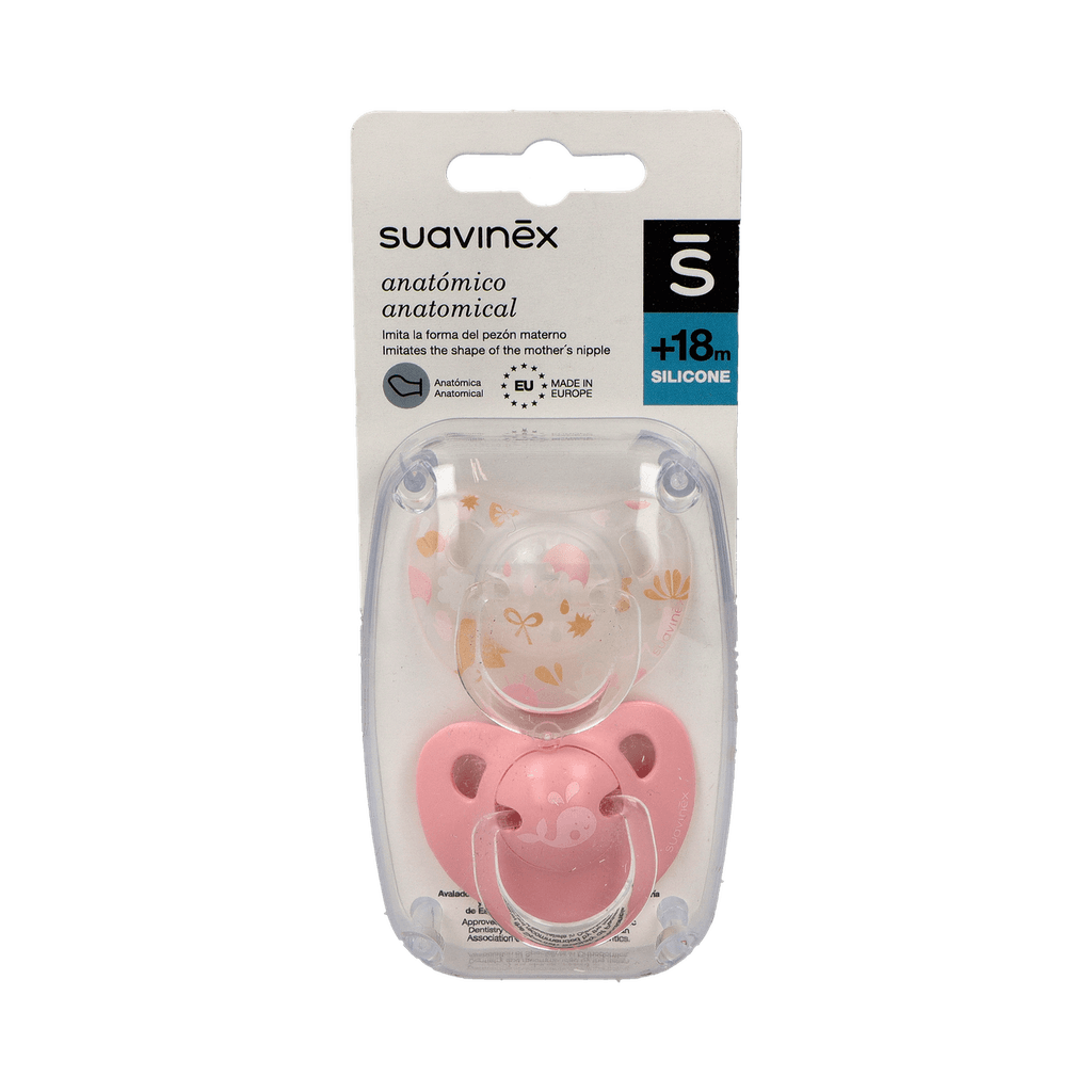 Imagen de Chupete Silicona Anatomico Suavinex Clasico + 18 Meses