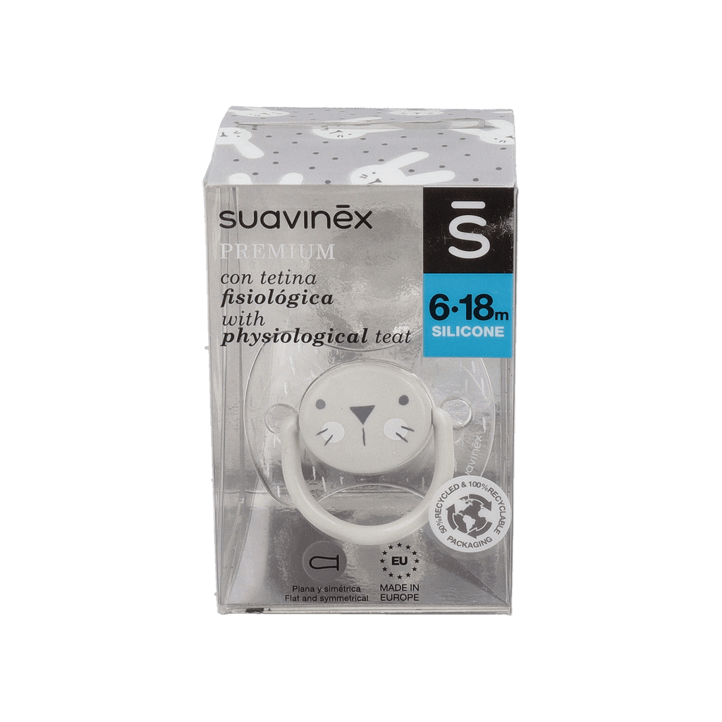 Imagen de Chupete Silicona Fisiologico Suavinex Premium 4 - 18 Meses