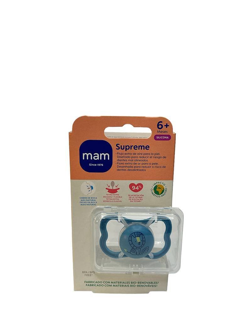 Imagen de Chupete Silicona Simetrica Mam Supreme + 6 Meses Matt A