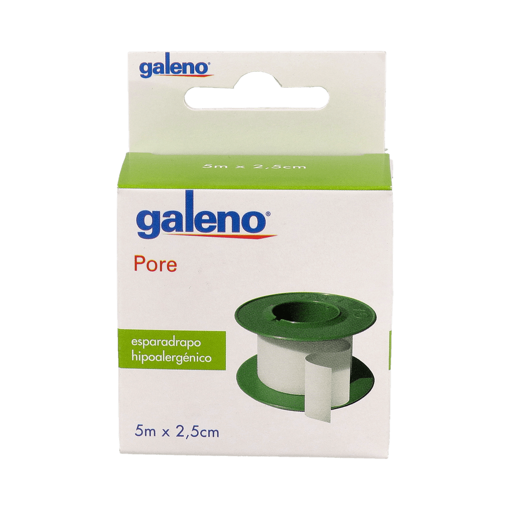 Imagen de Esparadrapo hipoalergico Galeno pore 1 unidad 5 m x 2,5 cm