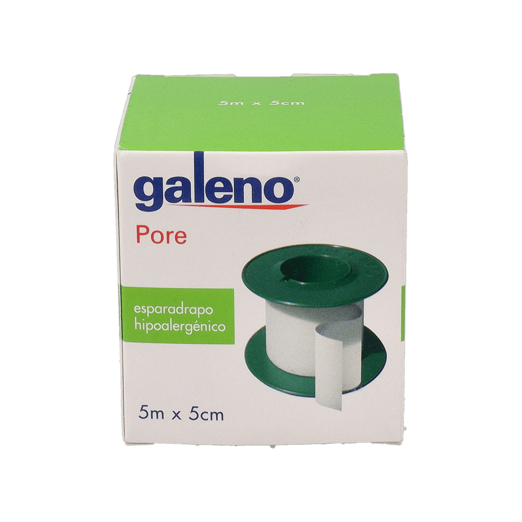 Imagen de Esparadrapo hipoalergico Galeno pore 1 unidad 5 m x 5 cm