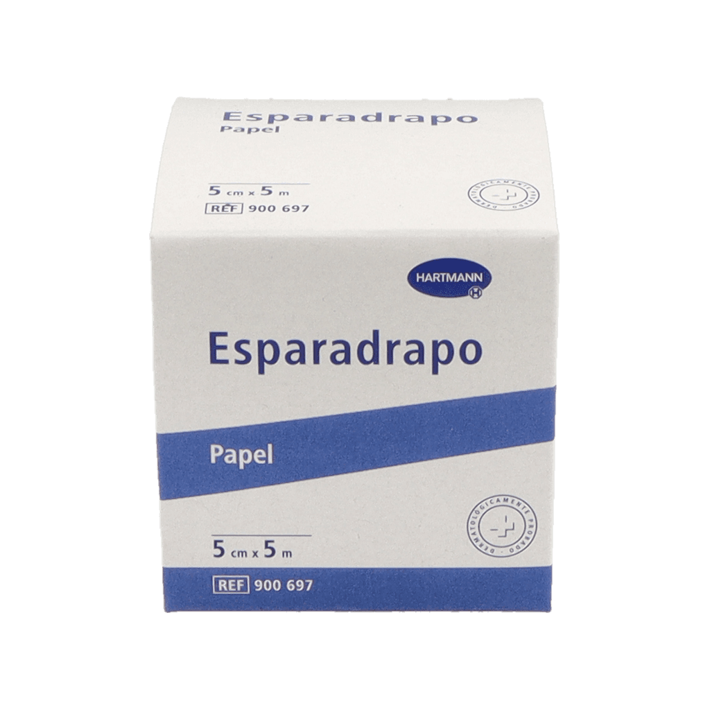 Imagen de Esparadrapo hipoalergico Hartmann papel 1 unidad 5 m x 5 cm