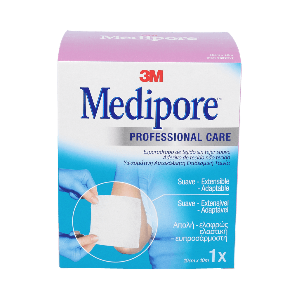 Imagen de Esparadrapo hipoalergico medipore 1 unidad 10 m x 10 cm
