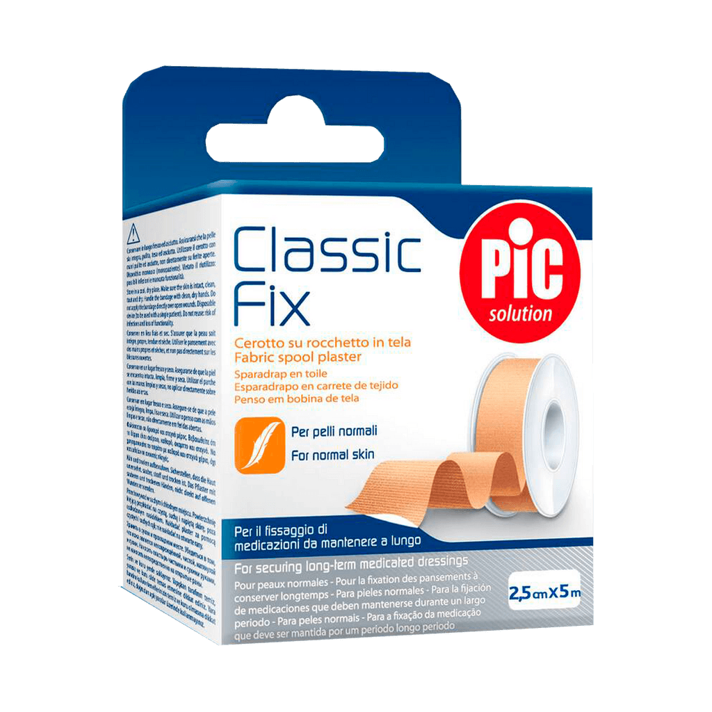 Imagen de Esparadrapo Hipoalergico Pic Classic Fix Tela X Color Piel
