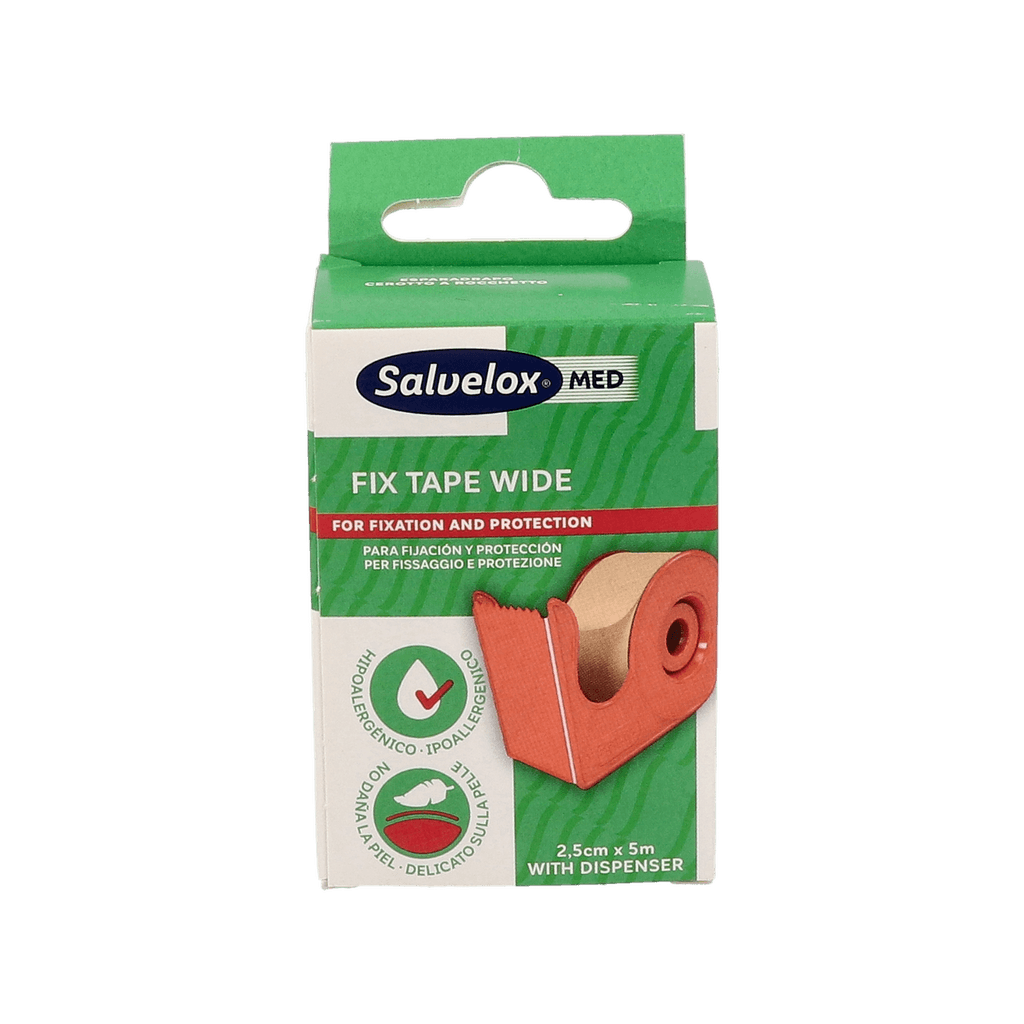 Imagen de Esparadrapo Hipoalergico Salvelox Med Fix Tape Wide X Con Dispensador