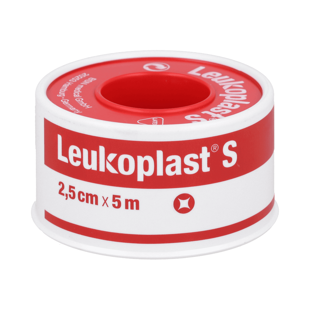 Imagen de Esparadrapo leukoplast 1 unidad 5 m x 2,5 cm color blanco