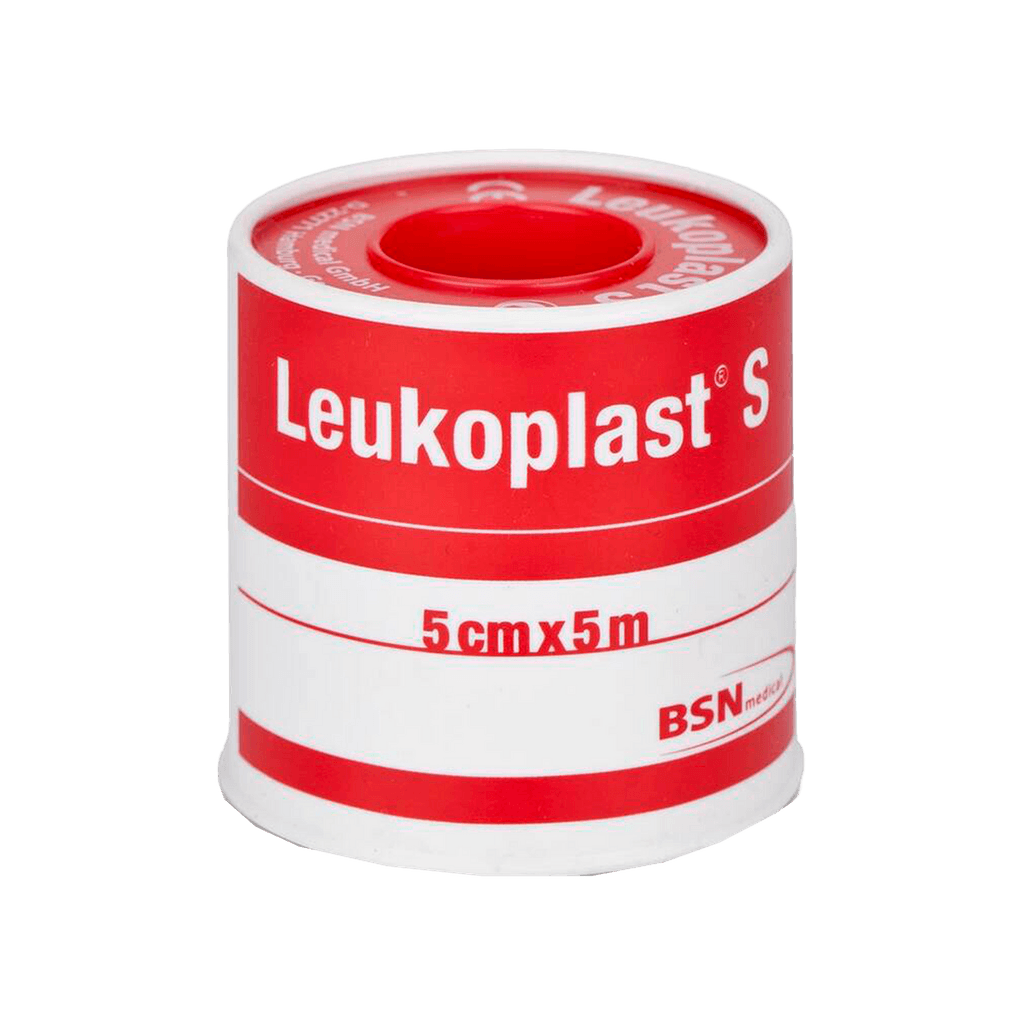 Imagen de Esparadrapo leukoplast 1 unidad 5 m x 5 cm color blanco
