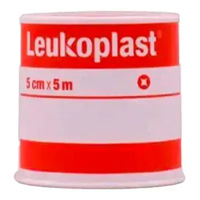 Imagen de Esparadrapo leukoplast 1 unidad 5 m x 5 cm color carne