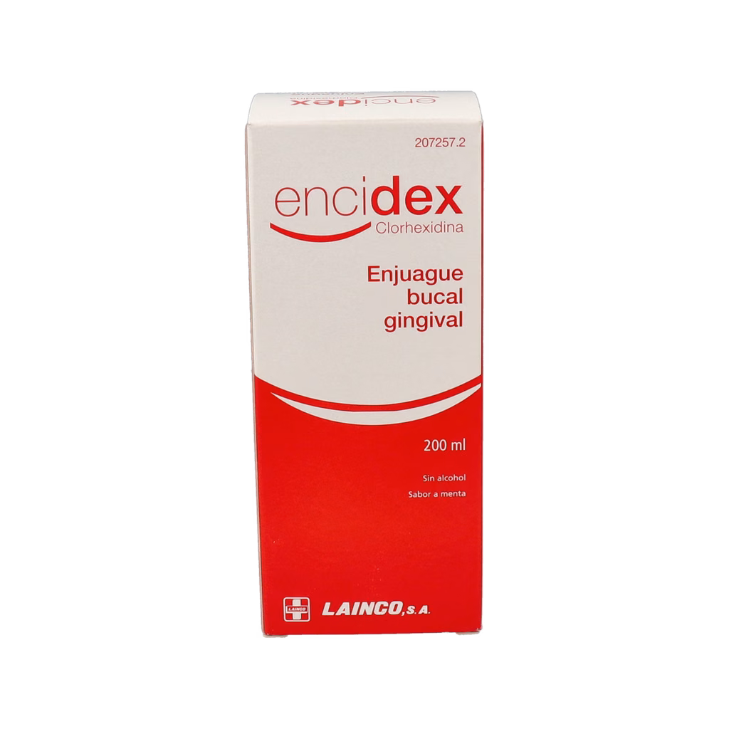 ENCIDEX CLORHEXIDINA ENJUAGUE BUCAL 1 FRASCO 200 ml SABOR MENTA