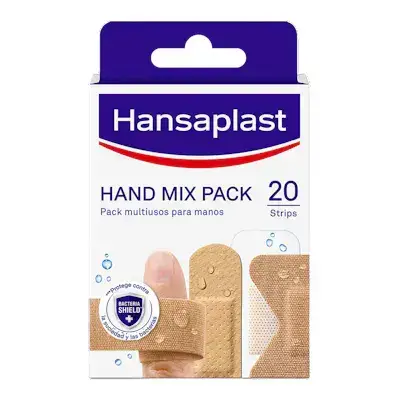 Imagen de Hansaplast hand mix aposito adhesivo pack 20 unidades