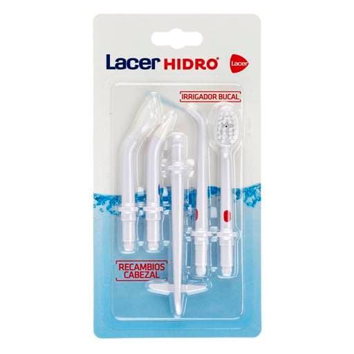 Imagen de Irrigador Bucal Electrico Recambios Lacer Hidro 5 Cabezales