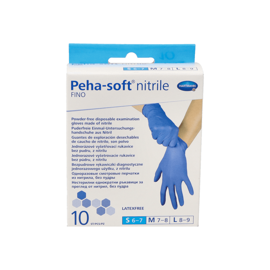Imagen de Guantes de nitrilo desechables peha-soft nitrile fino
