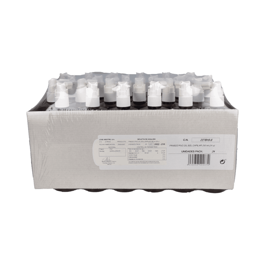 Imagen de Jm pvc cil solucion tto capilar 250 ml 24 unidades