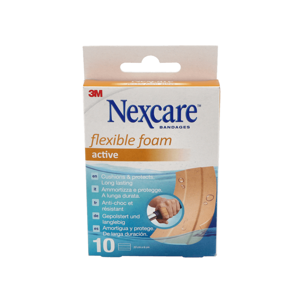 Imagen de Nexcare Active Strips Aposito Adhesivo Banda 10 X