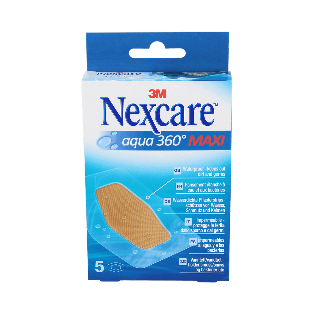 Imagen de Nexcare Agua 360º Aposito Adhesivo Maxi X 5 Apositos