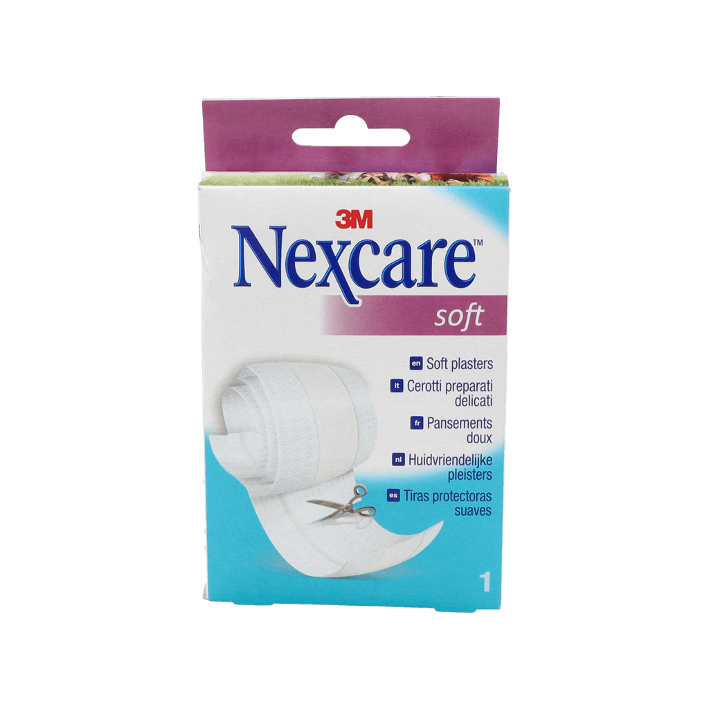 Imagen de Nexcare Soft Tiras Protectoras Suaves Aposito Adhesivo 1 Rollo X