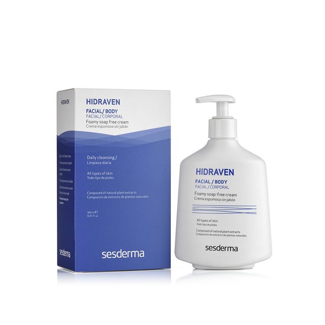 Hidraven Crema Espumosa Sin Jabon 300 ml 