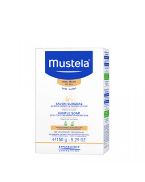 Mustela Jabon Nutriprotector Sobregraso Al Cold Cream Pastilla 150 g